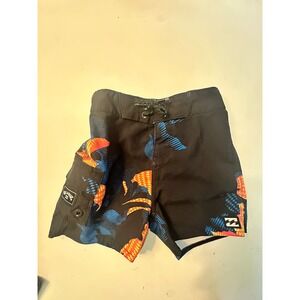 Billabong Board Shorts Swim Trunks Floral Print Beach Summer‎ 2T